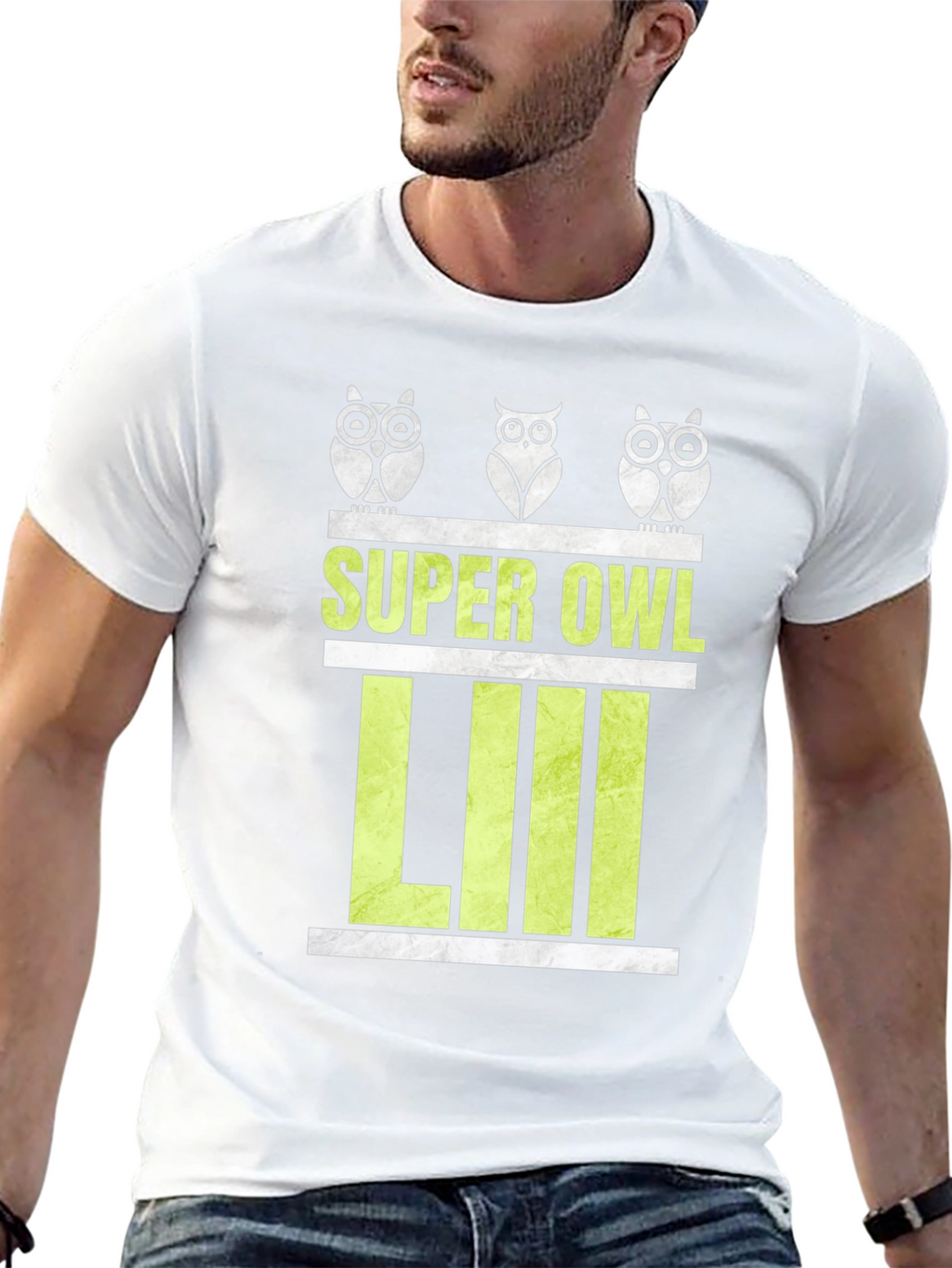 Super Owl LIII Black Graphic Tee