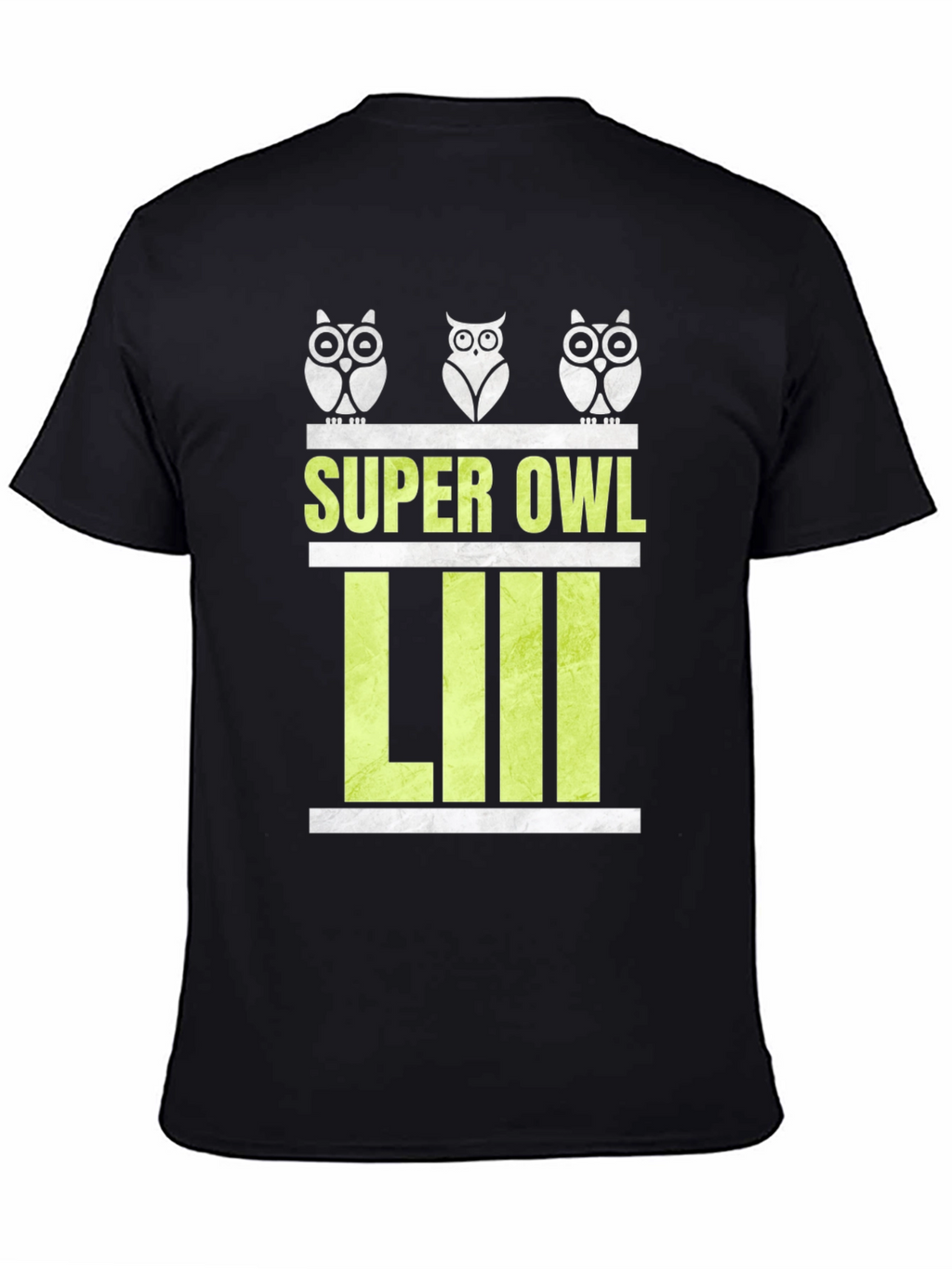 Super Owl LIII Black Graphic Tee