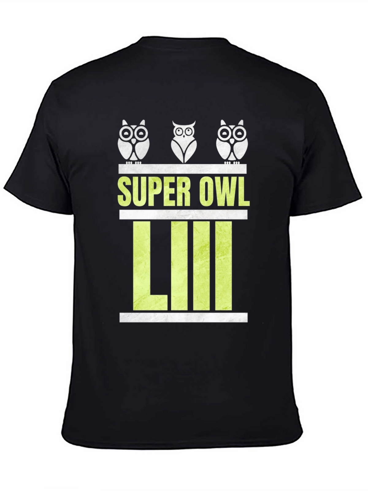 Super Owl LIII Black Graphic Tee