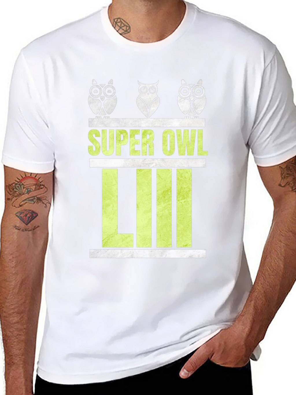 Super Owl LIII Black Graphic Tee