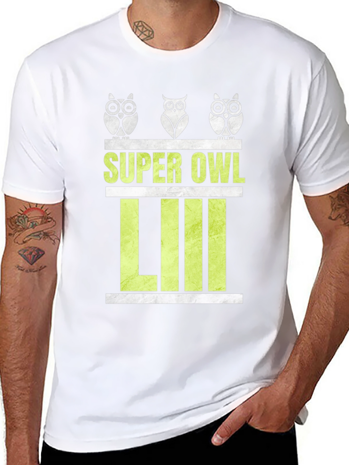 Super Owl LIII Black Graphic Tee
