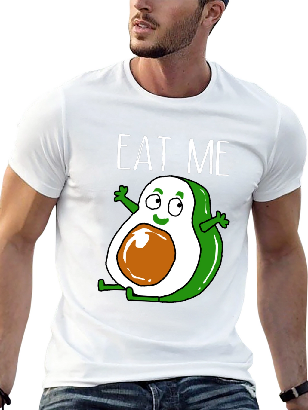 Eat Me Avocado Graphic T-Shirt