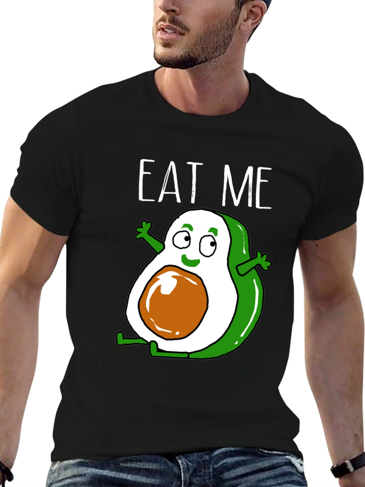 Eat Me Avocado Graphic T-Shirt