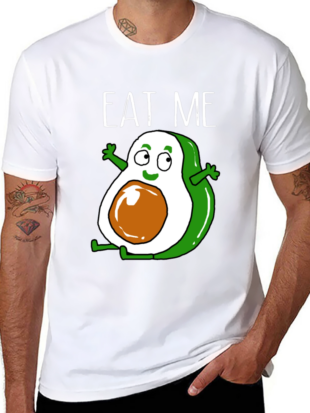 Eat Me Avocado Graphic T-Shirt