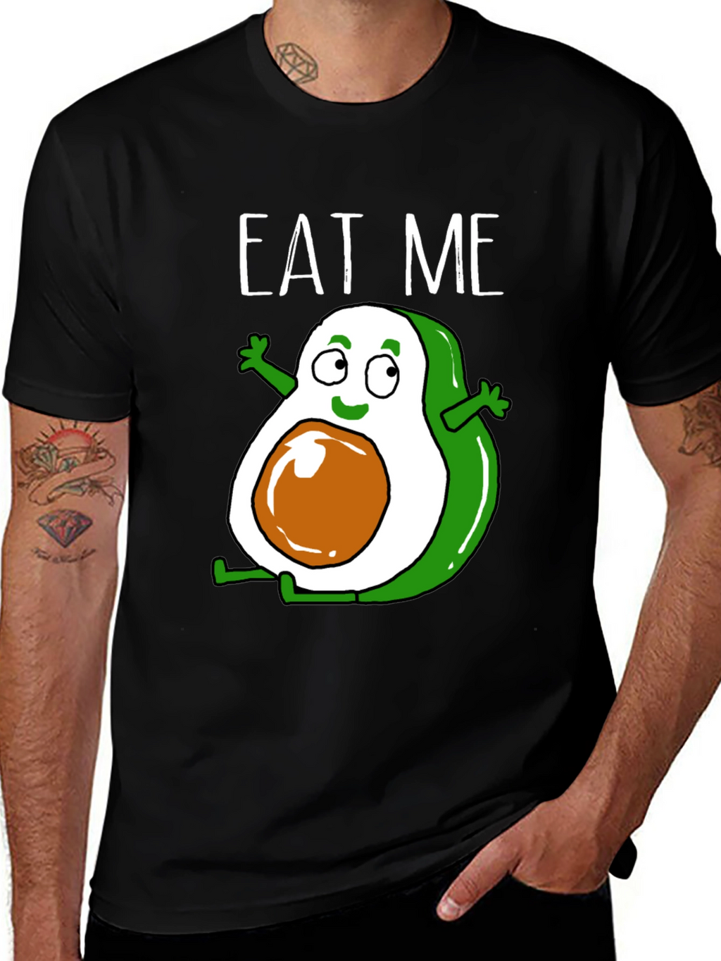 Eat Me Avocado Graphic T-Shirt