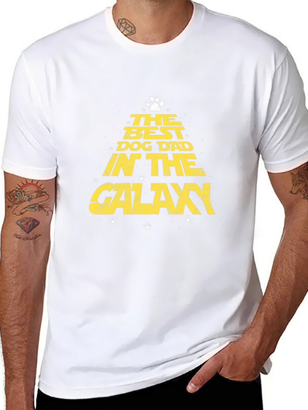 Best Dog Dad in the Galaxy T-Shirt