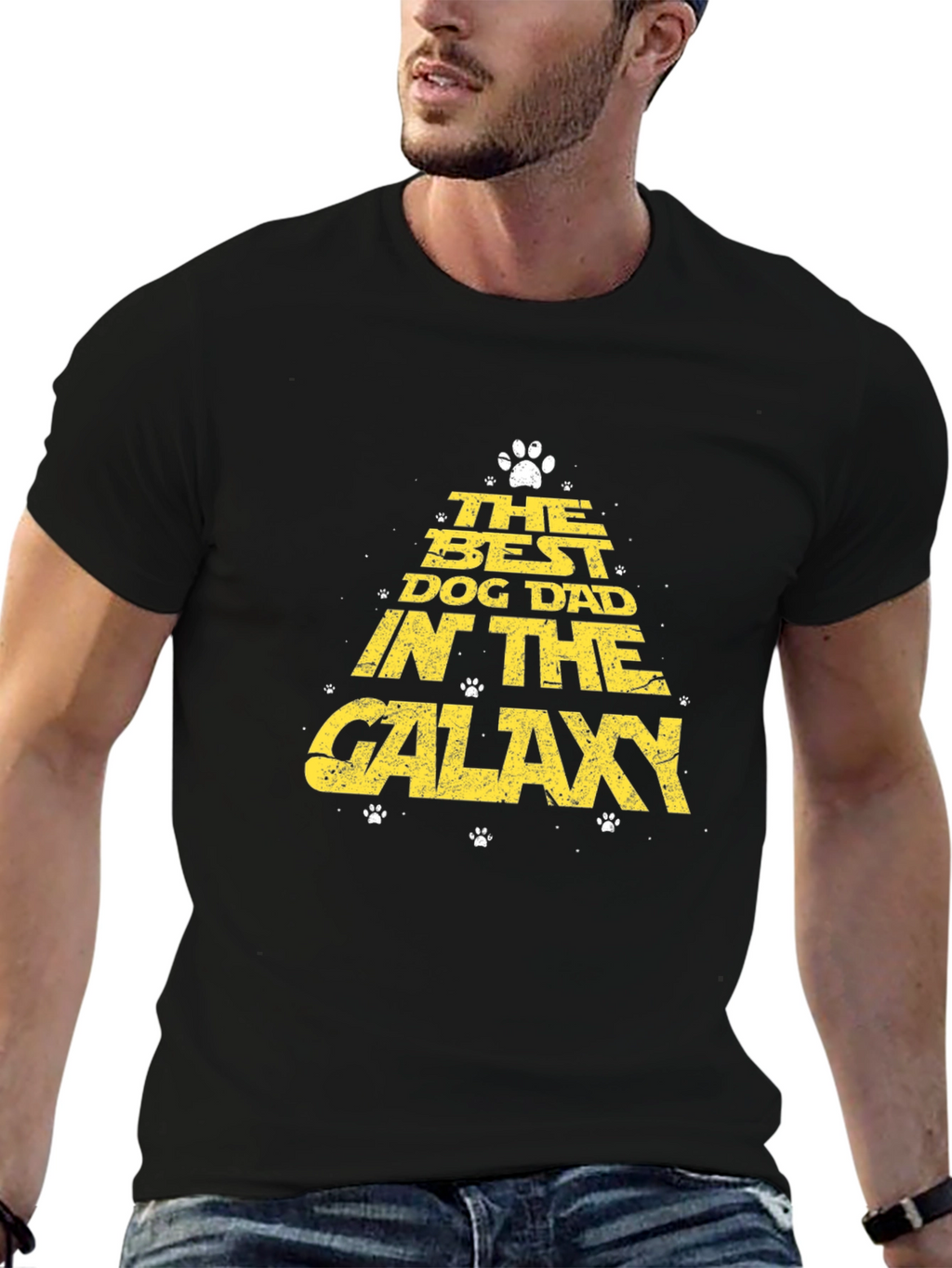 Best Dog Dad in the Galaxy T-Shirt
