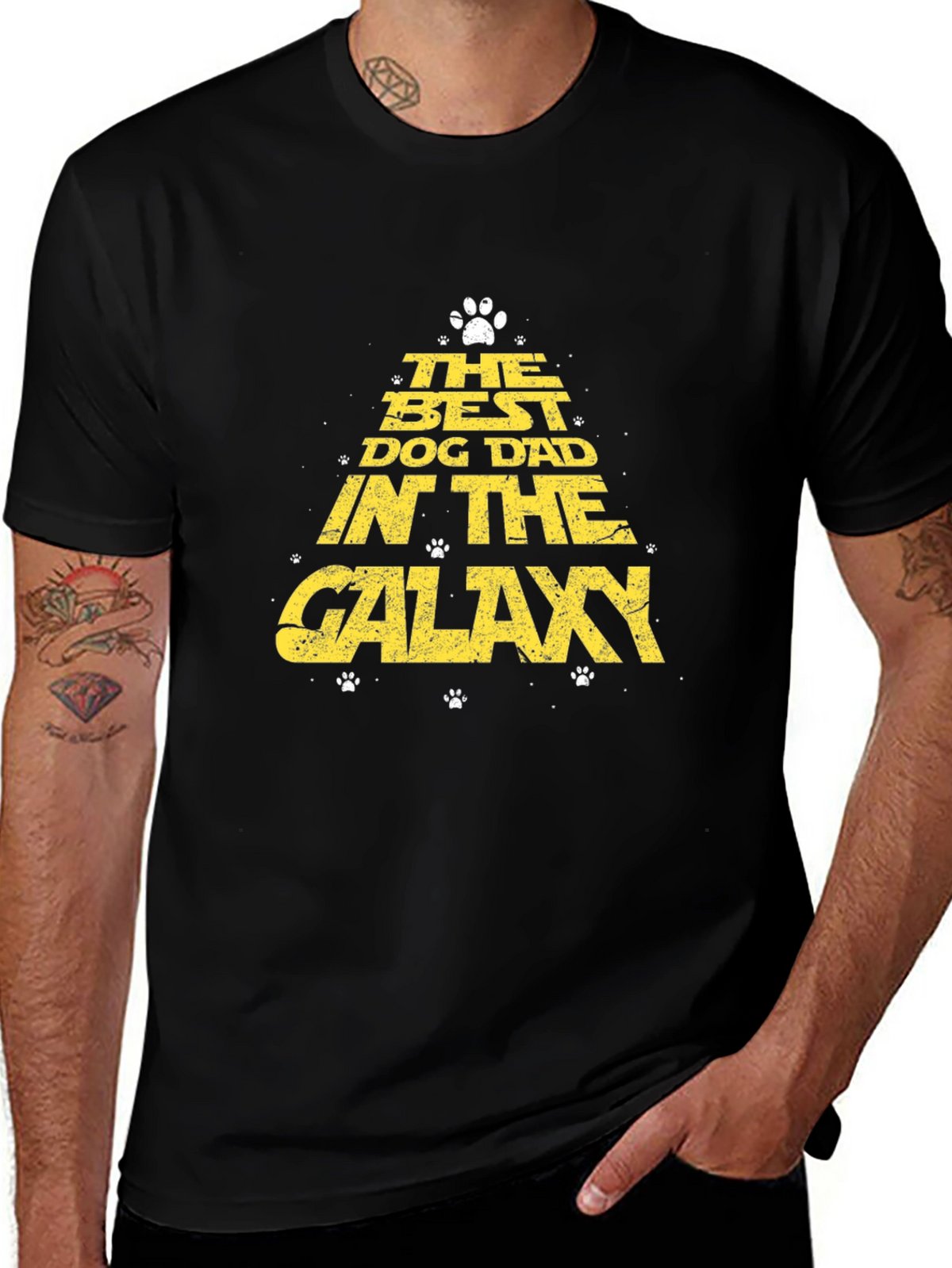 Best Dog Dad in the Galaxy T-Shirt