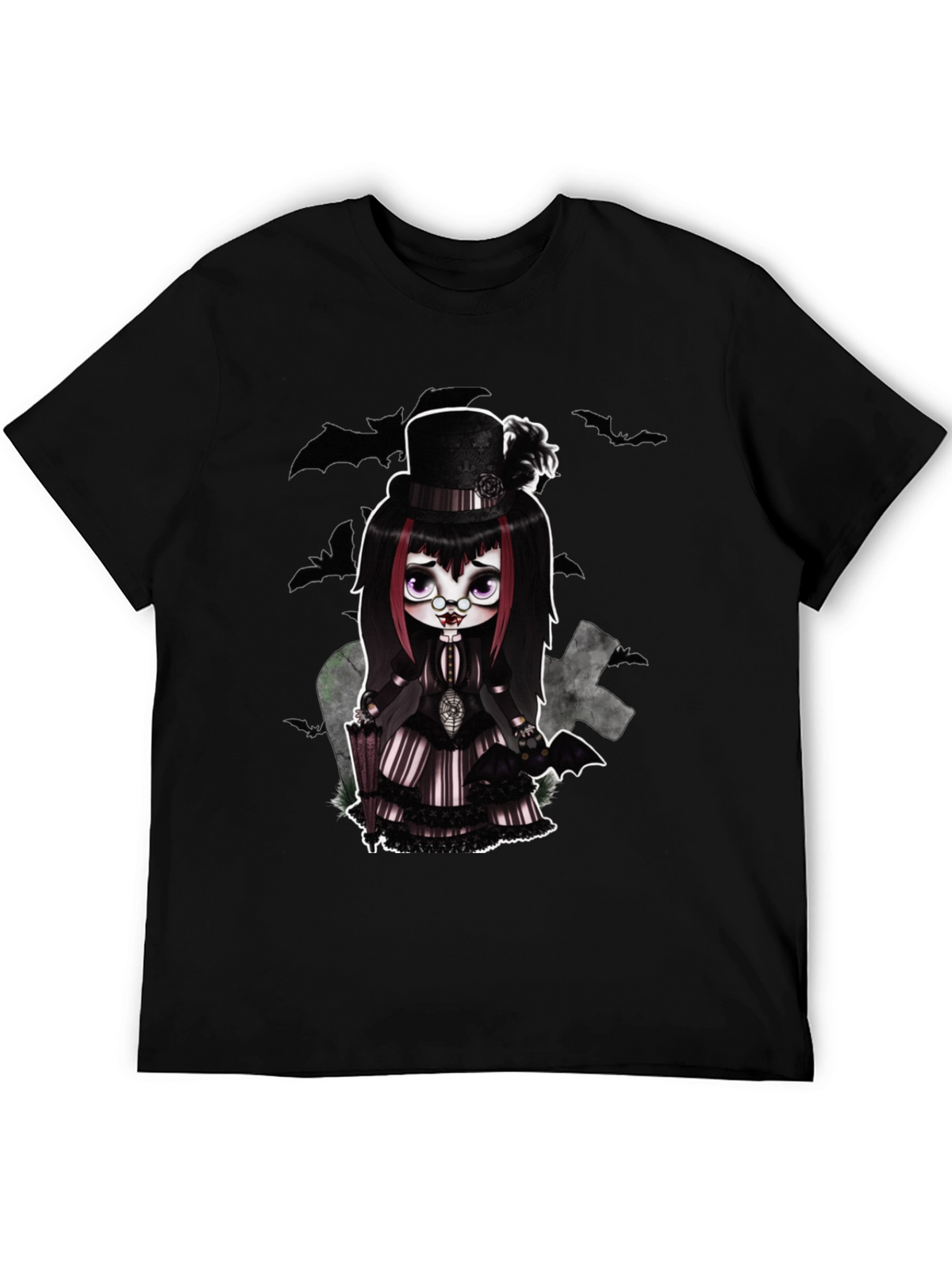Gothic Doll T-Shirt - Creepy Cute Style