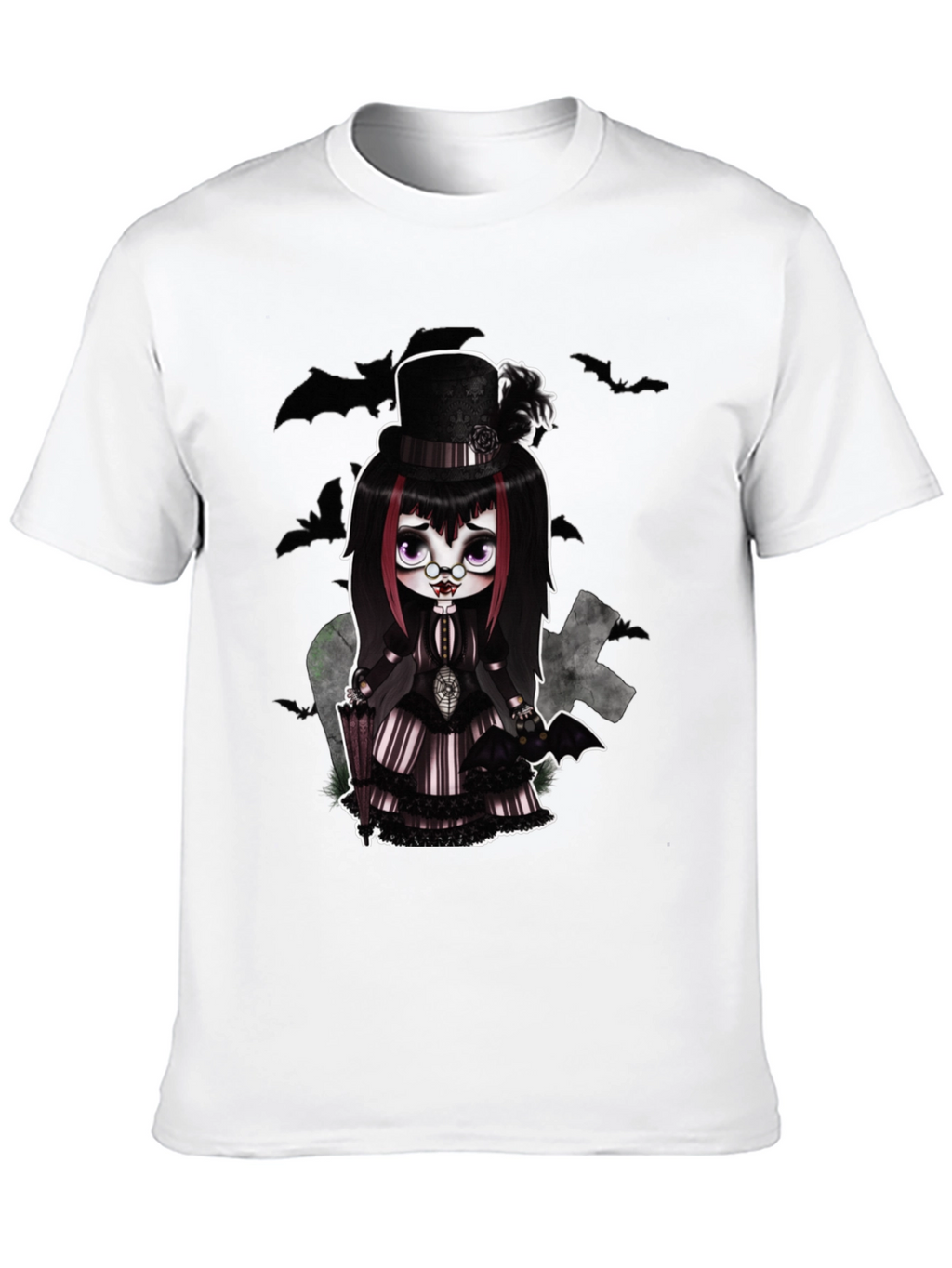 Gothic Doll T-Shirt - Creepy Cute Style