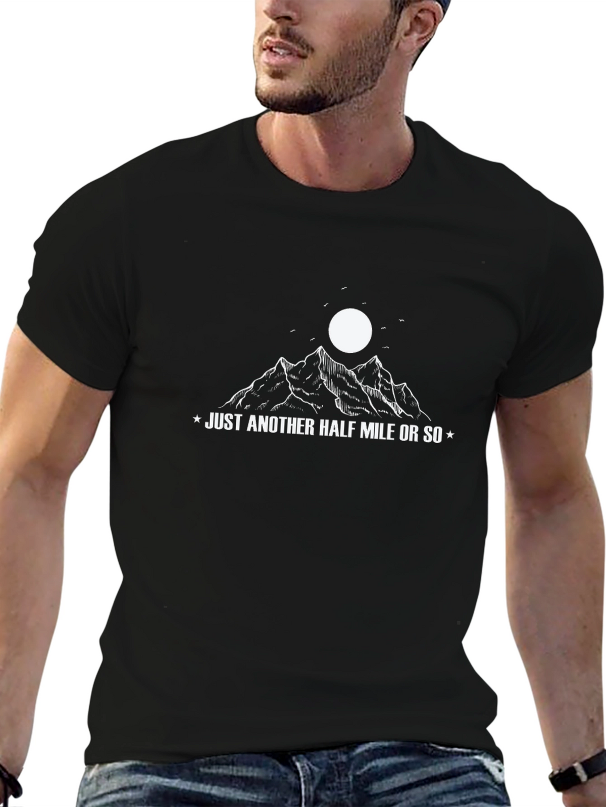 Just Another Half Mile Mountain Graphic Tee
