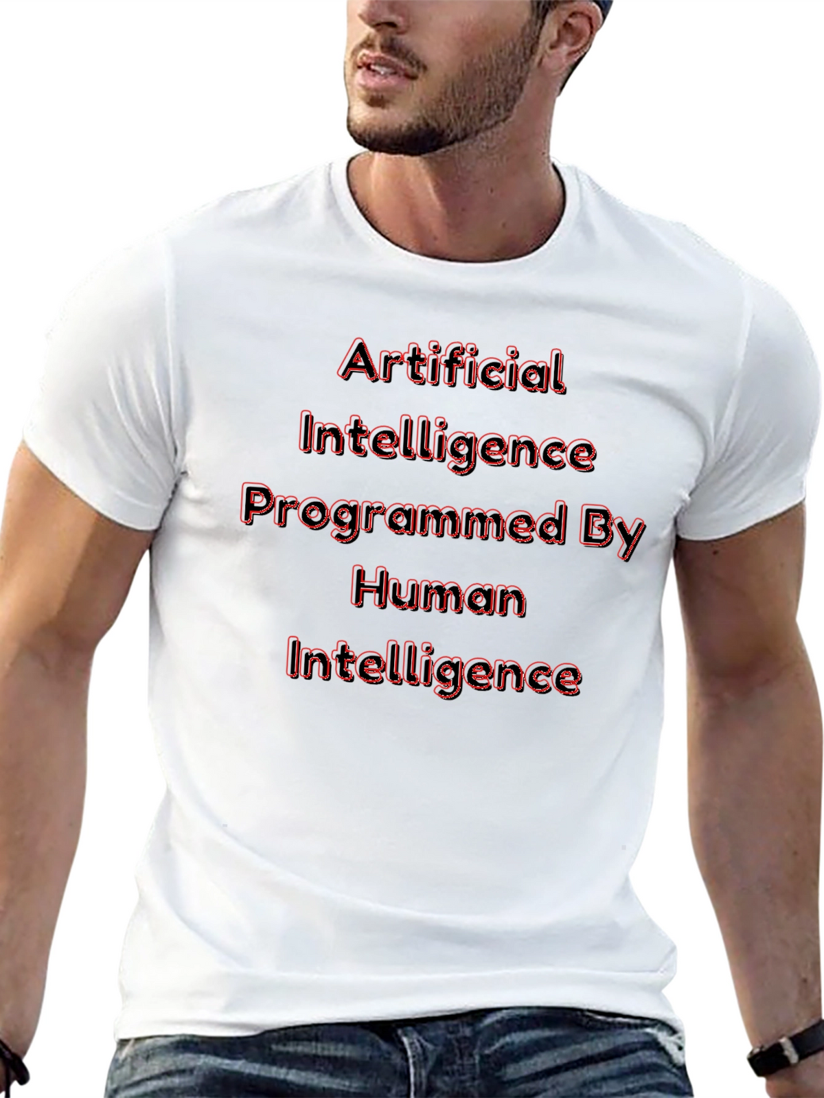 AI Programmed By Human Intelligence T-Shirt
