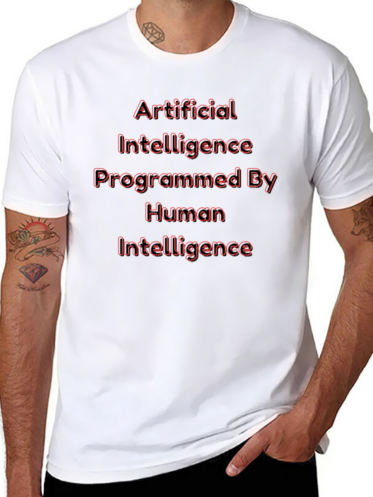 AI Programmed By Human Intelligence T-Shirt
