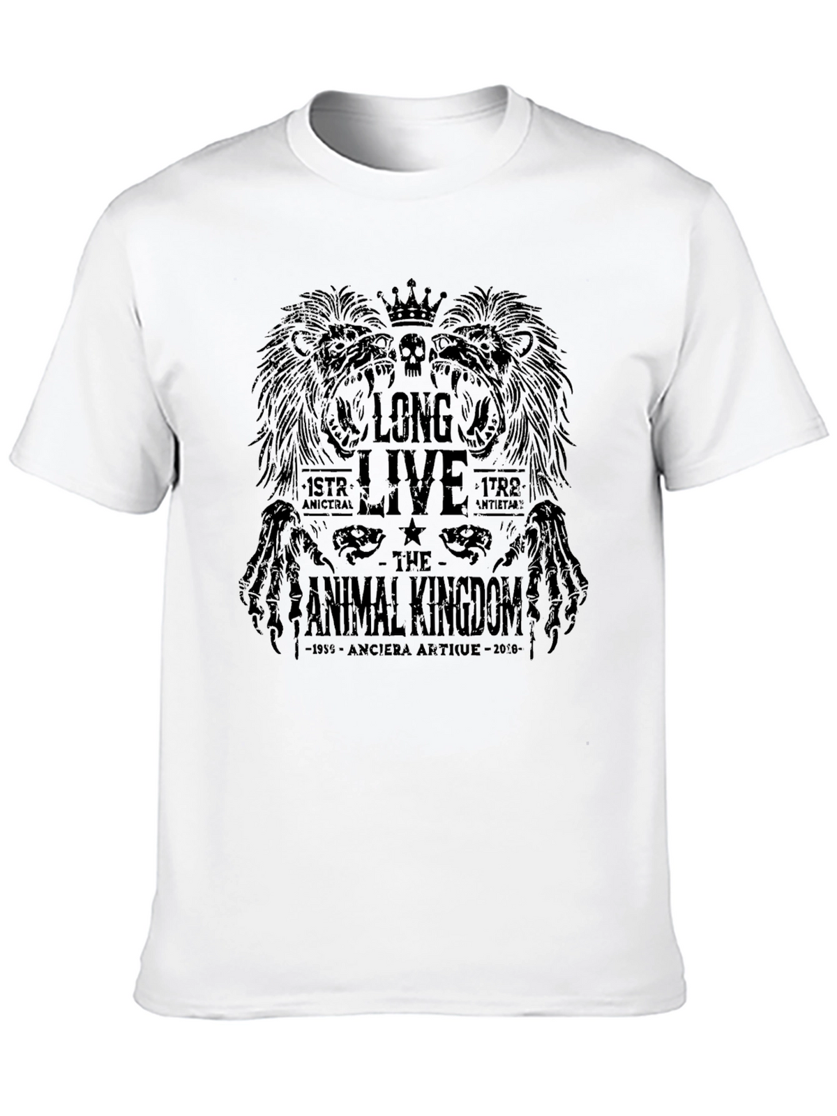 Long Live the Animal Kingdom Black T-Shirt