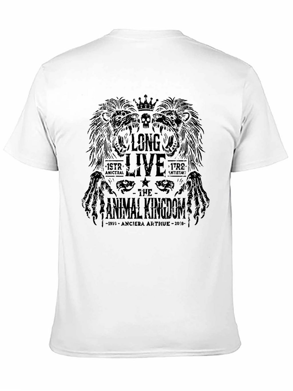 Long Live the Animal Kingdom Black T-Shirt