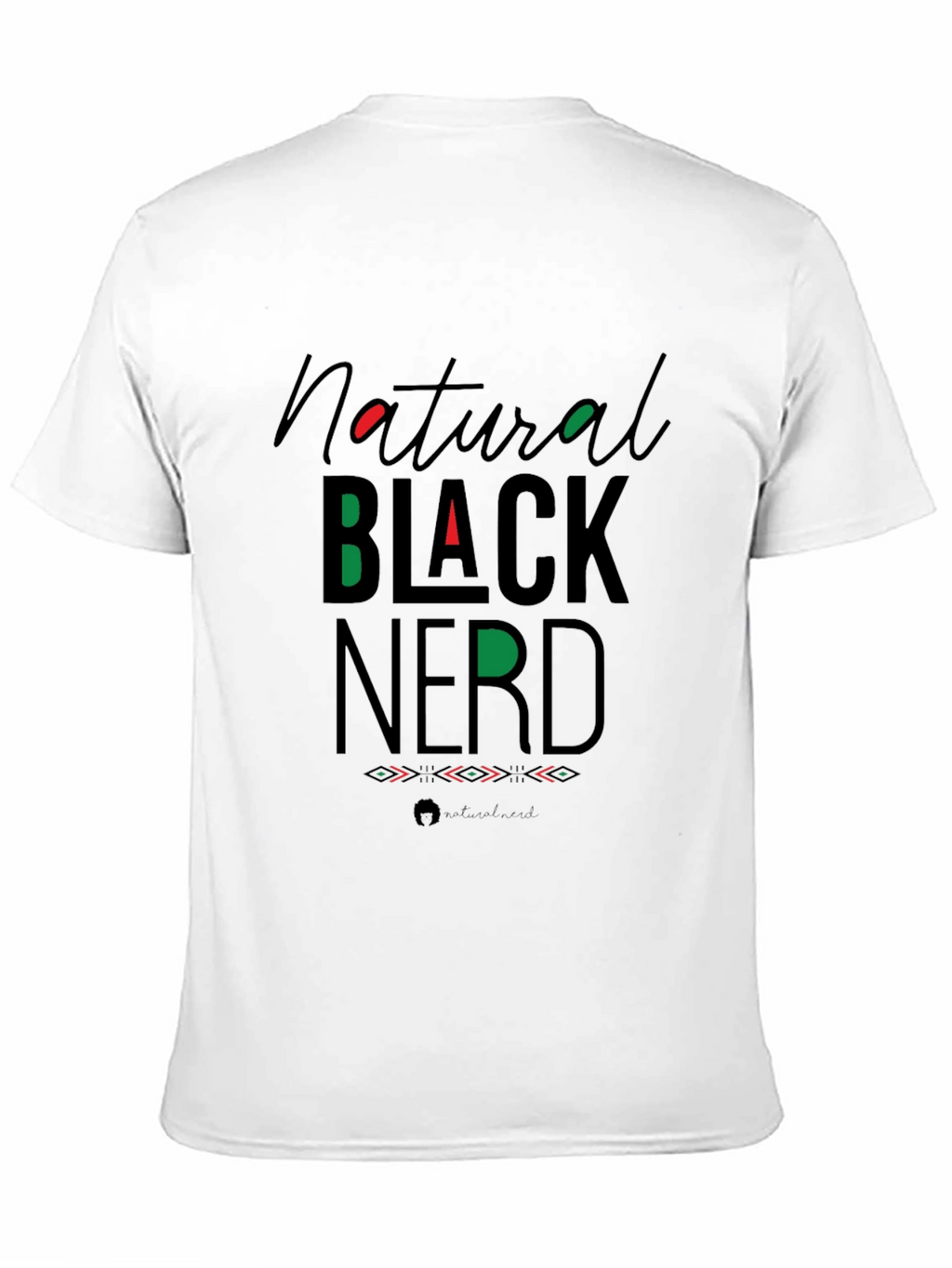 Natural Black Nerd Graphic Tee