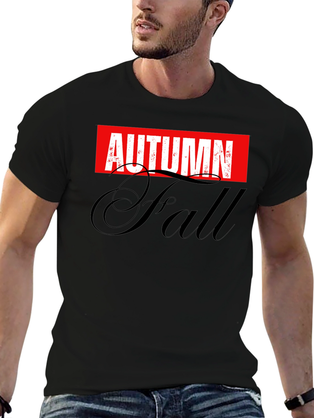 Autumn/Fall Graphic T-Shirt - Stylish Season Tee