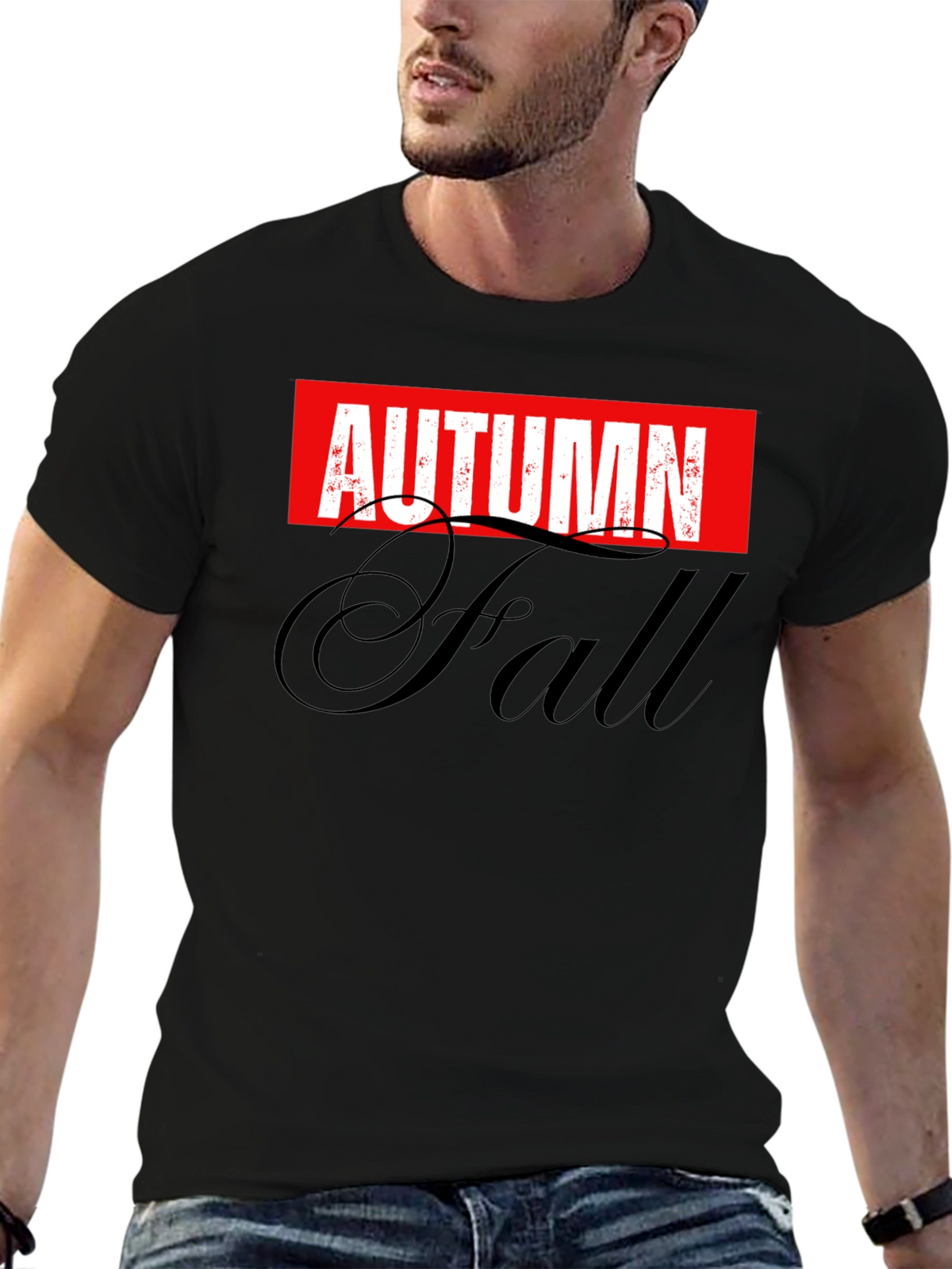 Autumn/Fall Graphic T-Shirt - Stylish Season Tee