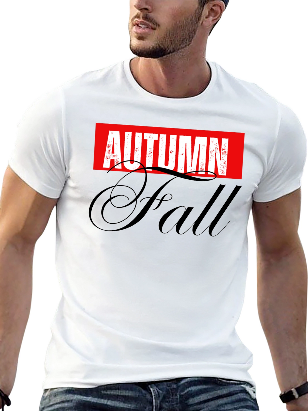 Autumn/Fall Graphic T-Shirt - Stylish Season Tee