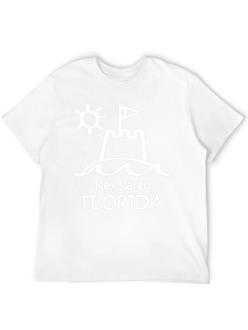 Key Largo Florida Beach Sandcastle T-Shirt