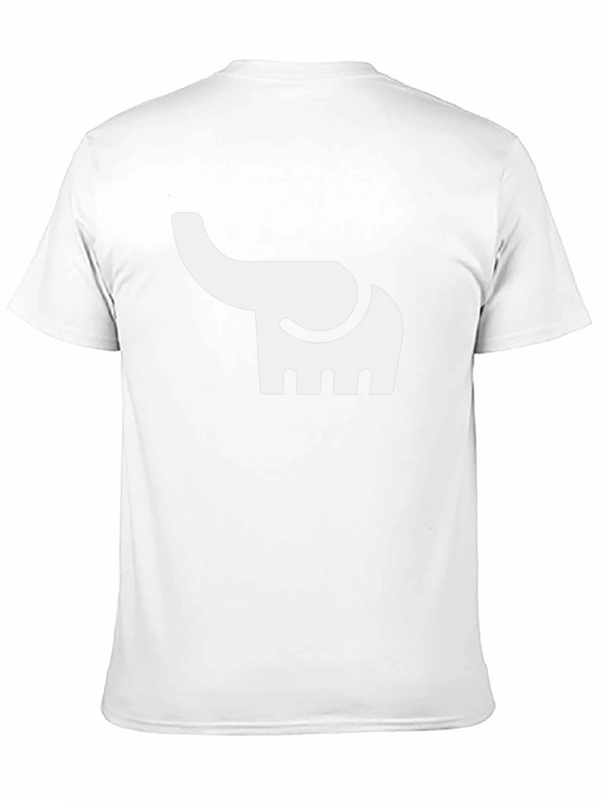 Elephant Graphic Tee - Black Cotton Casual