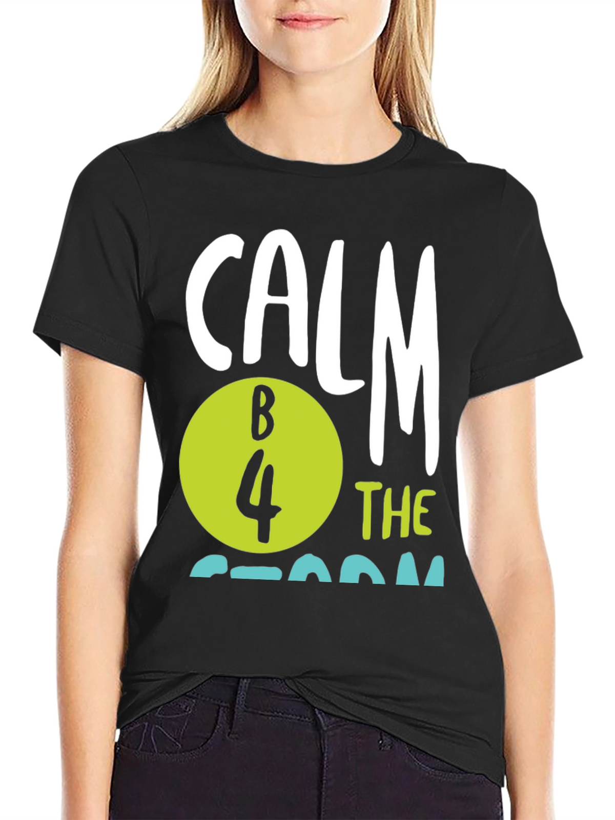 Calm B 4 The Storm Black T-Shirt