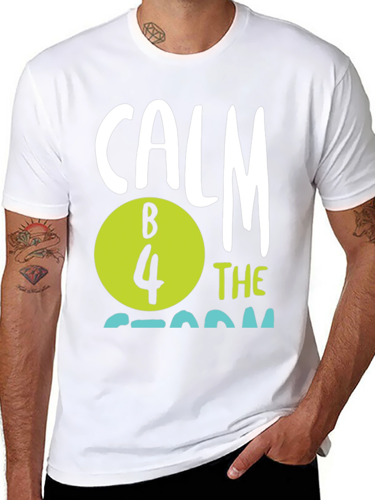 Calm B 4 The Storm Black T-Shirt