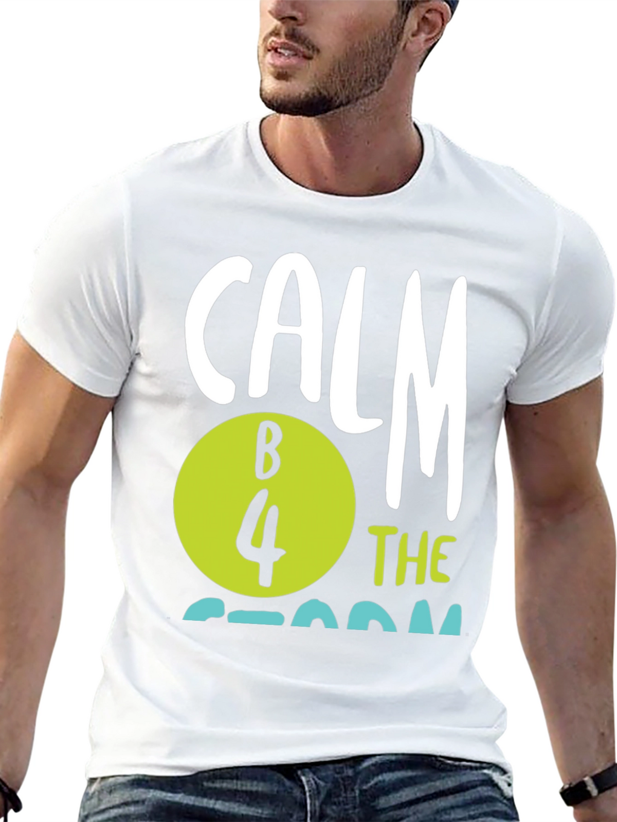 Calm B 4 The Storm Black T-Shirt