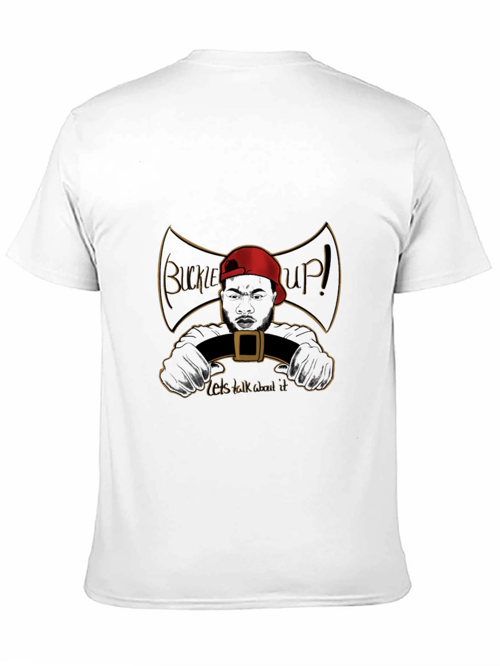 Buckle Up Graphic Tee - Talk About It
