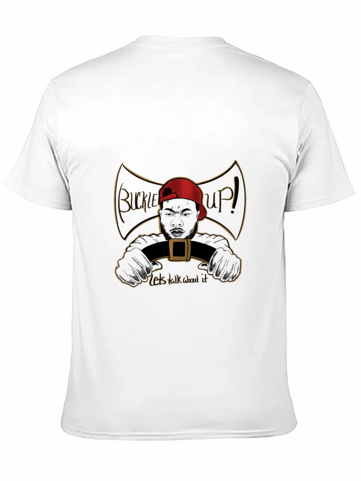 Buckle Up Graphic Tee - Talk About It