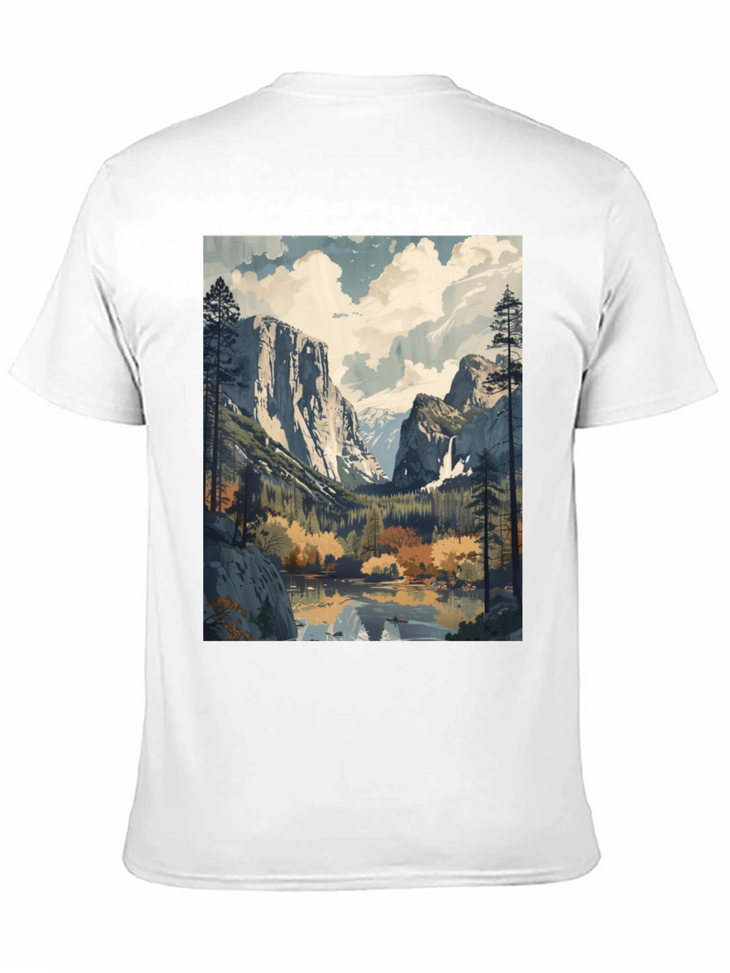 Yosemite Valley Landscape Graphic Tee