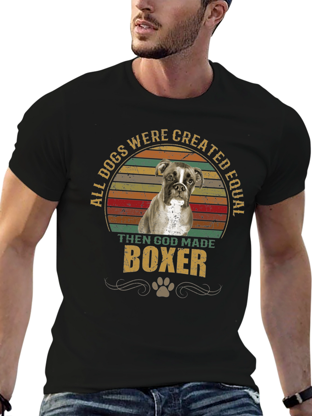All Dogs Created Equal Boxer T-Shirt