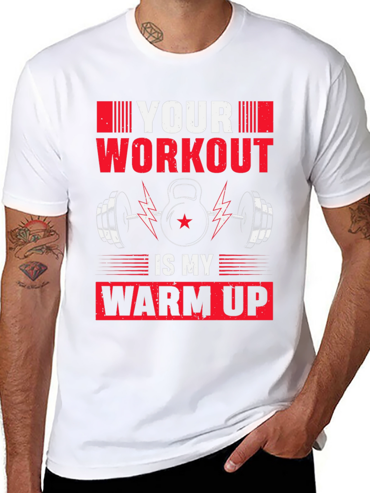 Workout Motivation T-Shirt - Gym Fitness Apparel