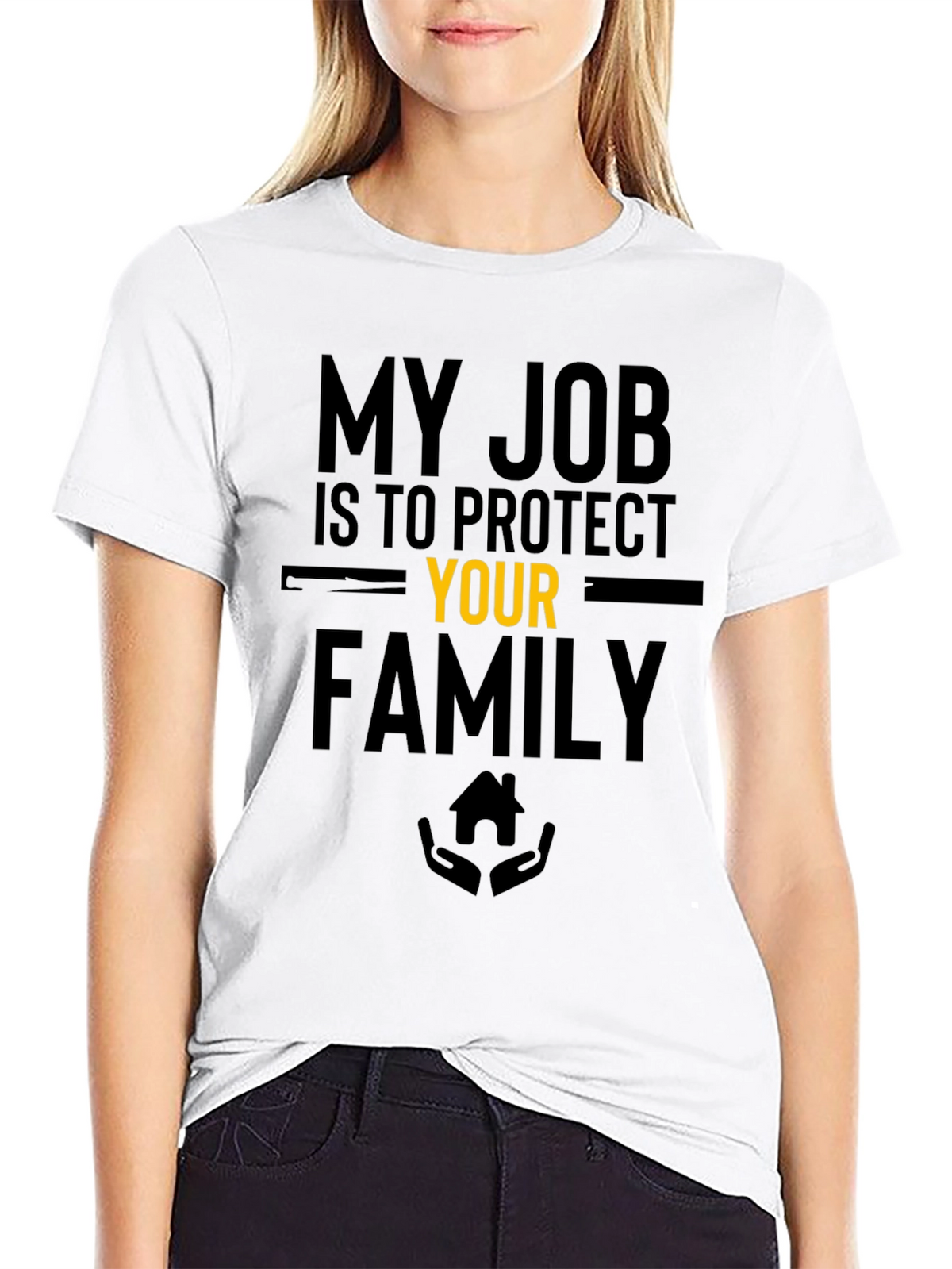 Protective Job Family Graphic Tee - Black