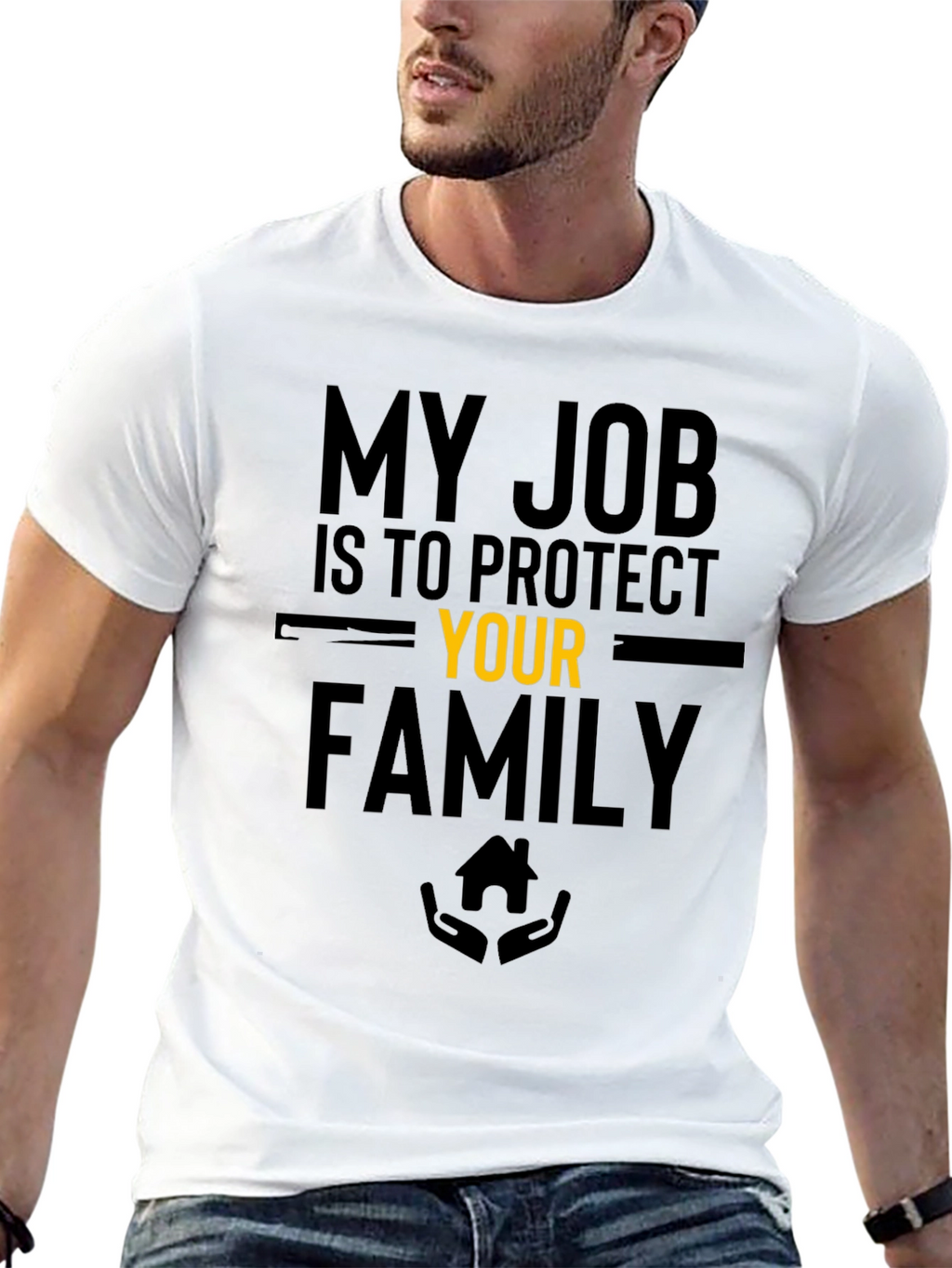 Protective Job Family Graphic Tee - Black