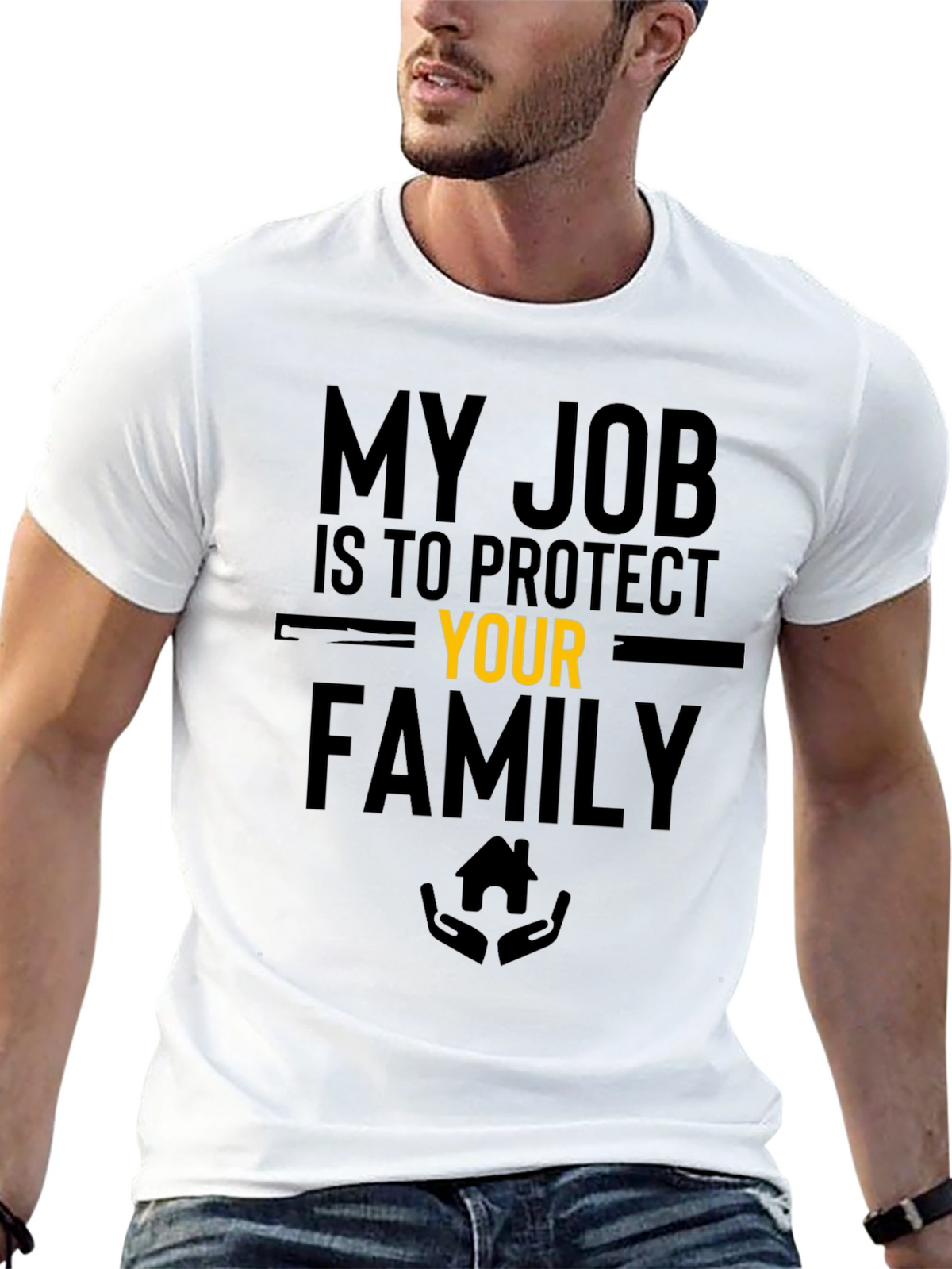 Protective Job Family Graphic Tee - Black