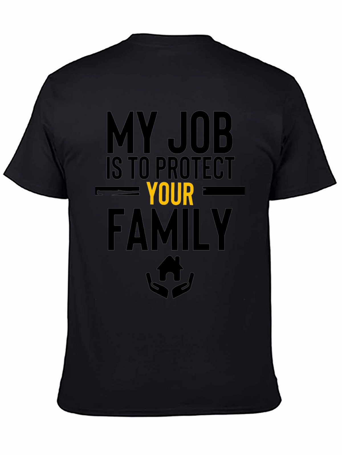 Protective Job Family Graphic Tee - Black