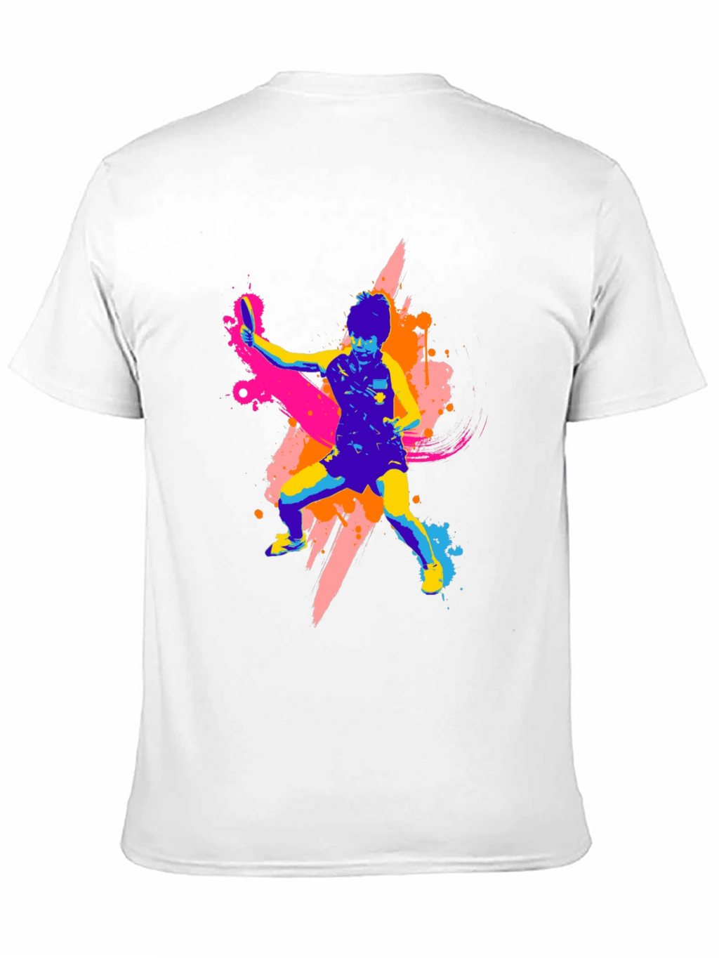 Vibrant Table Tennis Graphic T-Shirt - Bold Design