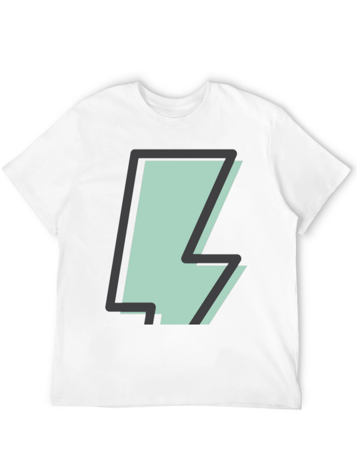 Lightning Bolt Graphic T-Shirt - Cool & Trendy