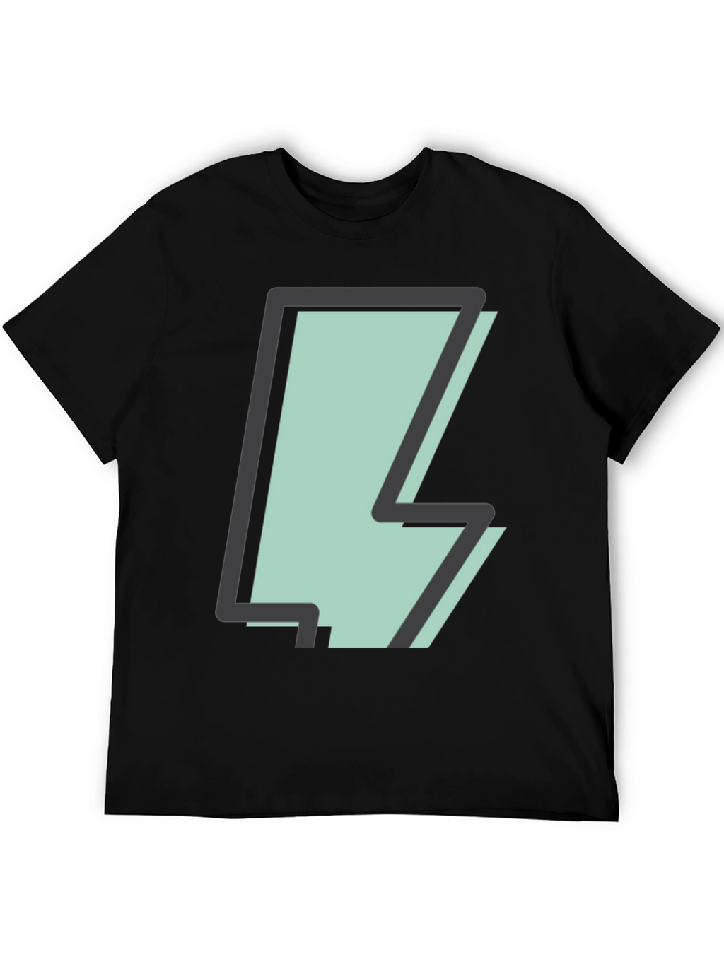 Lightning Bolt Graphic T-Shirt - Cool & Trendy