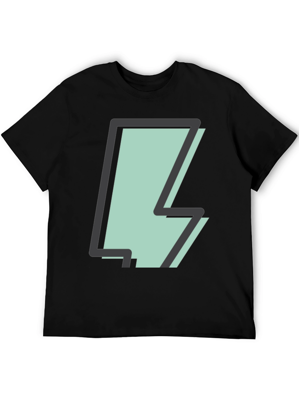 Lightning Bolt Graphic T-Shirt - Cool & Trendy