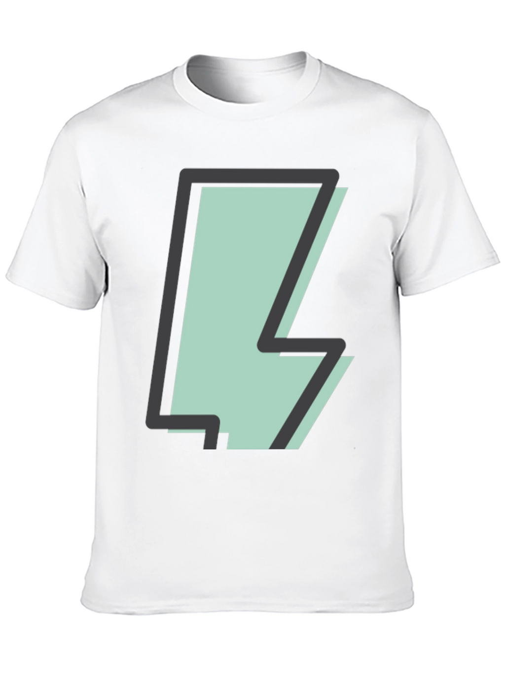 Lightning Bolt Graphic T-Shirt - Cool & Trendy