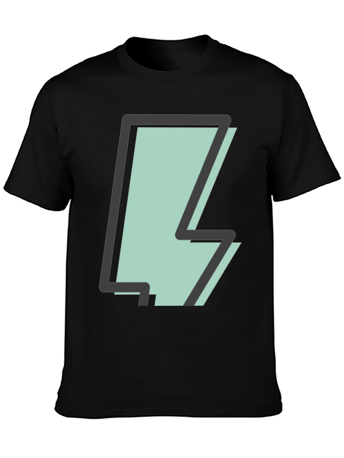 Lightning Bolt Graphic T-Shirt - Cool & Trendy