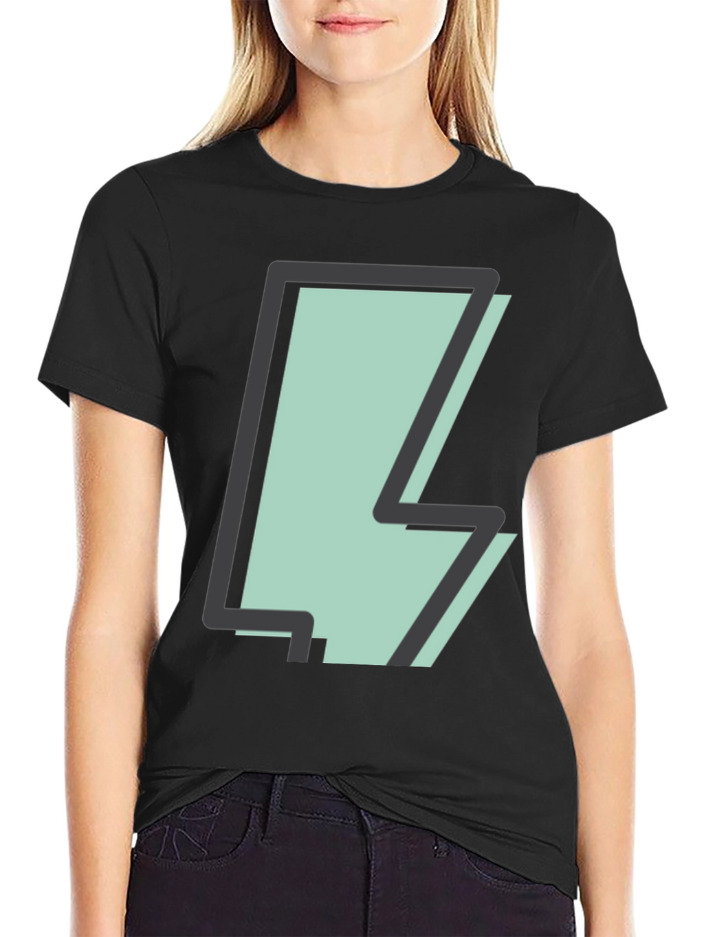 Lightning Bolt Graphic T-Shirt - Cool & Trendy