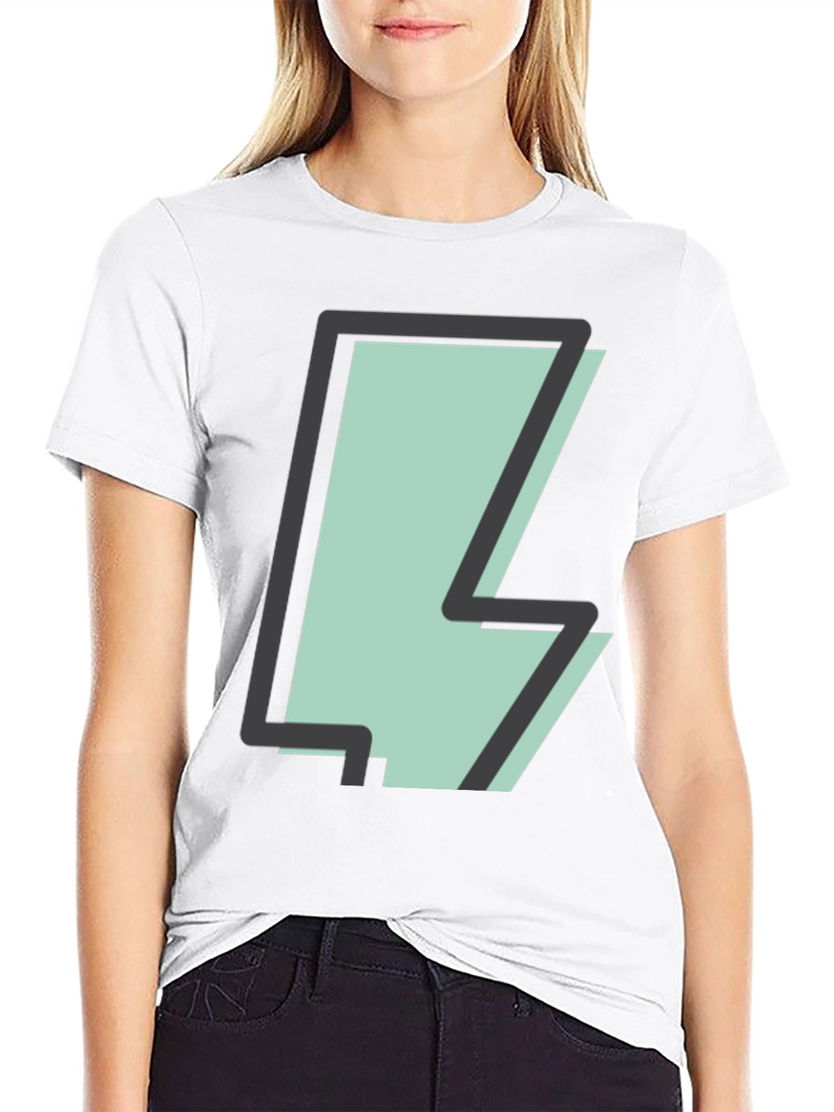 Lightning Bolt Graphic T-Shirt - Cool & Trendy