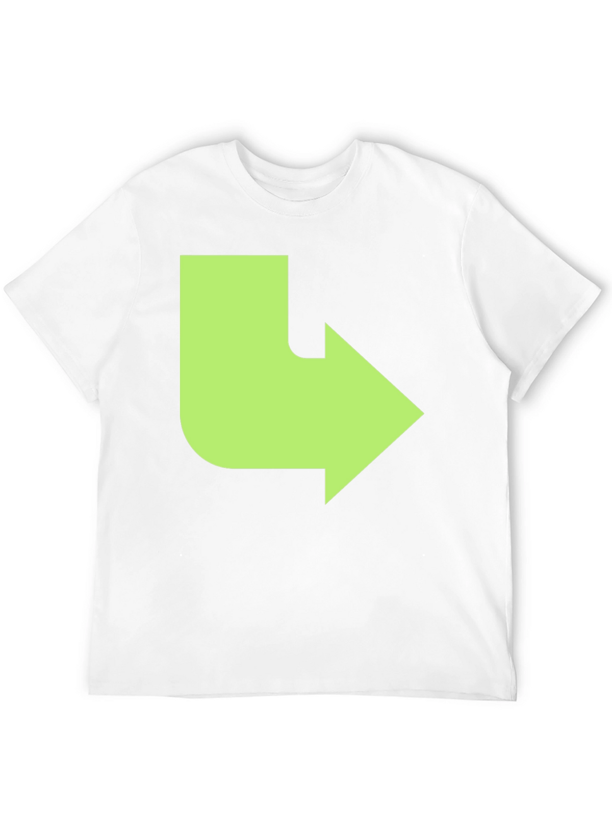 Right Turn Arrow Graphic Tee - Black