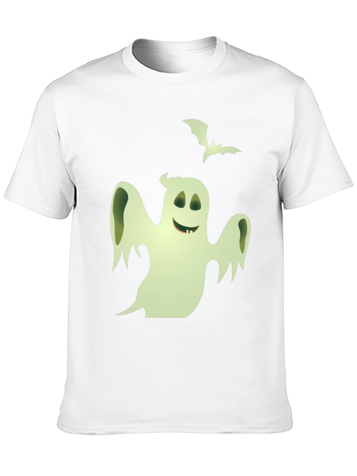 Spooky Ghost Graphic T-Shirt - Halloween Fun