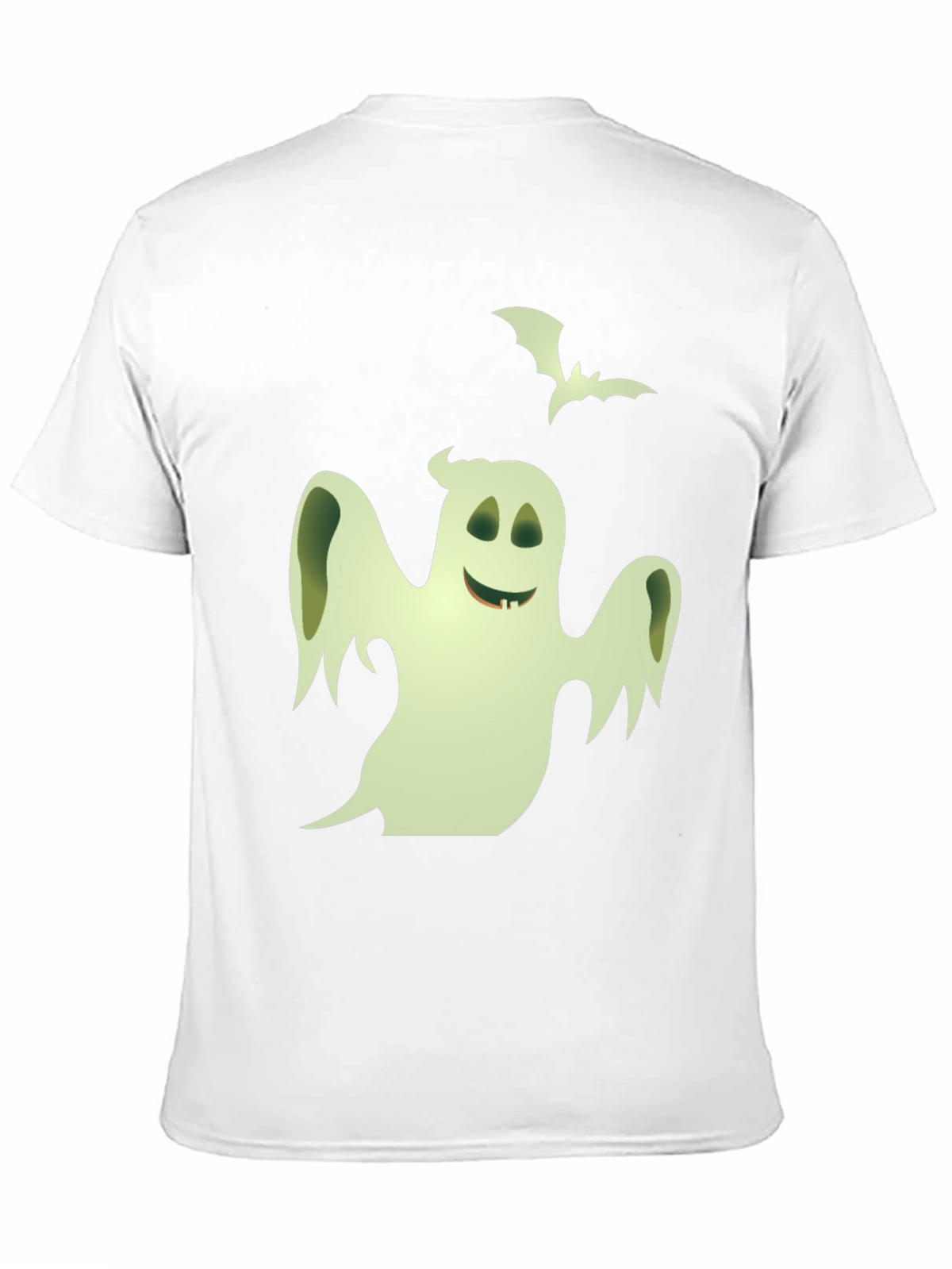 Spooky Ghost Graphic T-Shirt - Halloween Fun