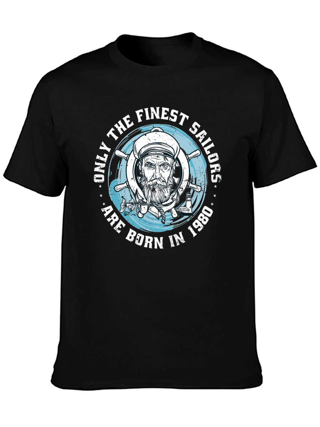 Finest Sailors Born in 1980 Graphic T-Shirt