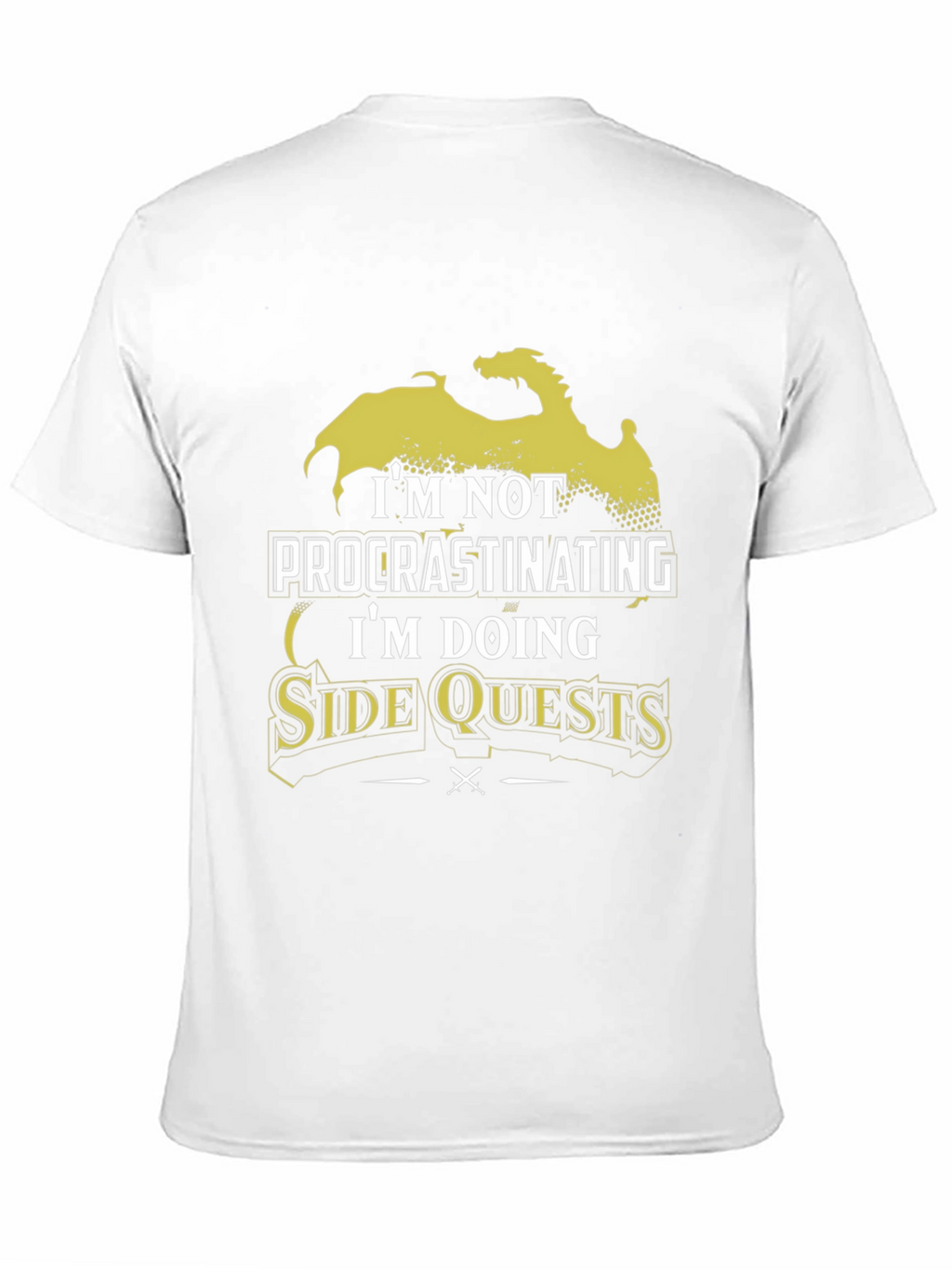 Side Quests Black Graphic T-Shirt